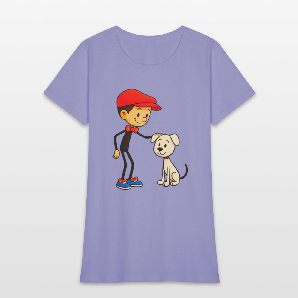 Dog And His Best Friend - lavender