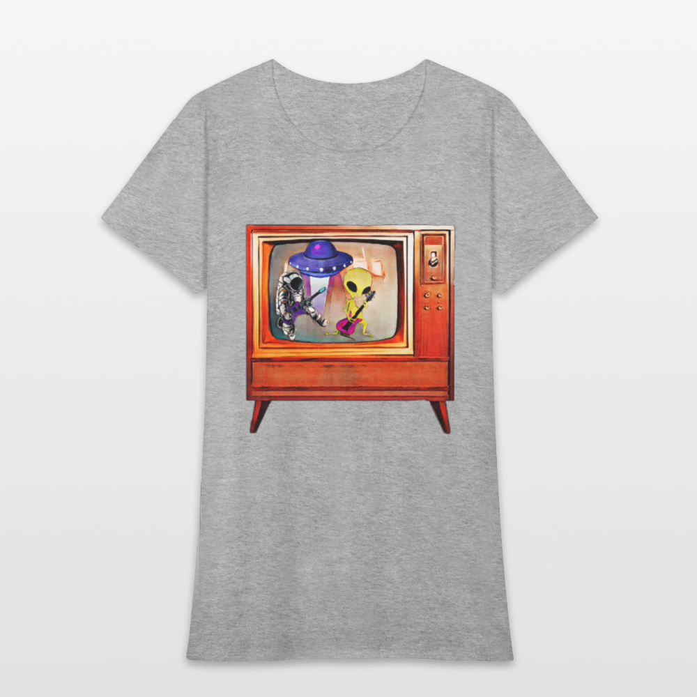 Rocking Astronaut and Alien #2 - heather gray