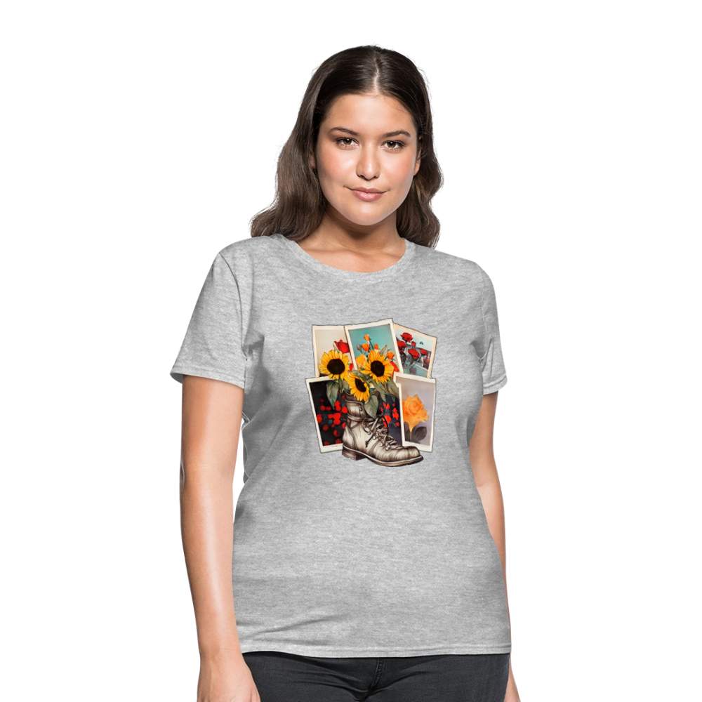 Flowers #2 - heather gray