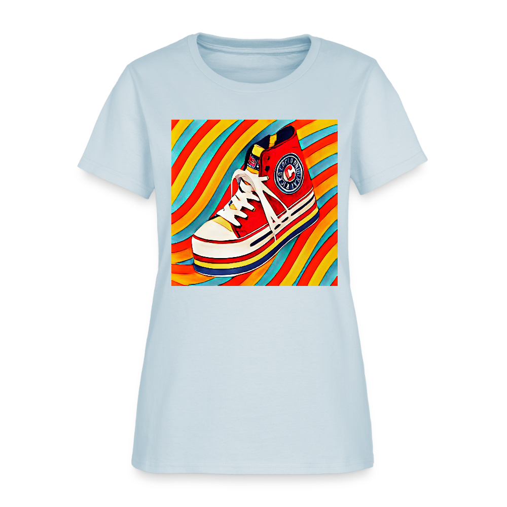 High Top Sneaker - light blue