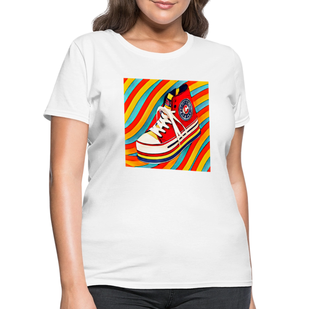 High Top Sneaker - white