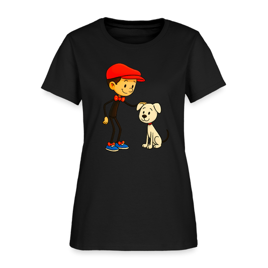 Dog And His Best Friend - black