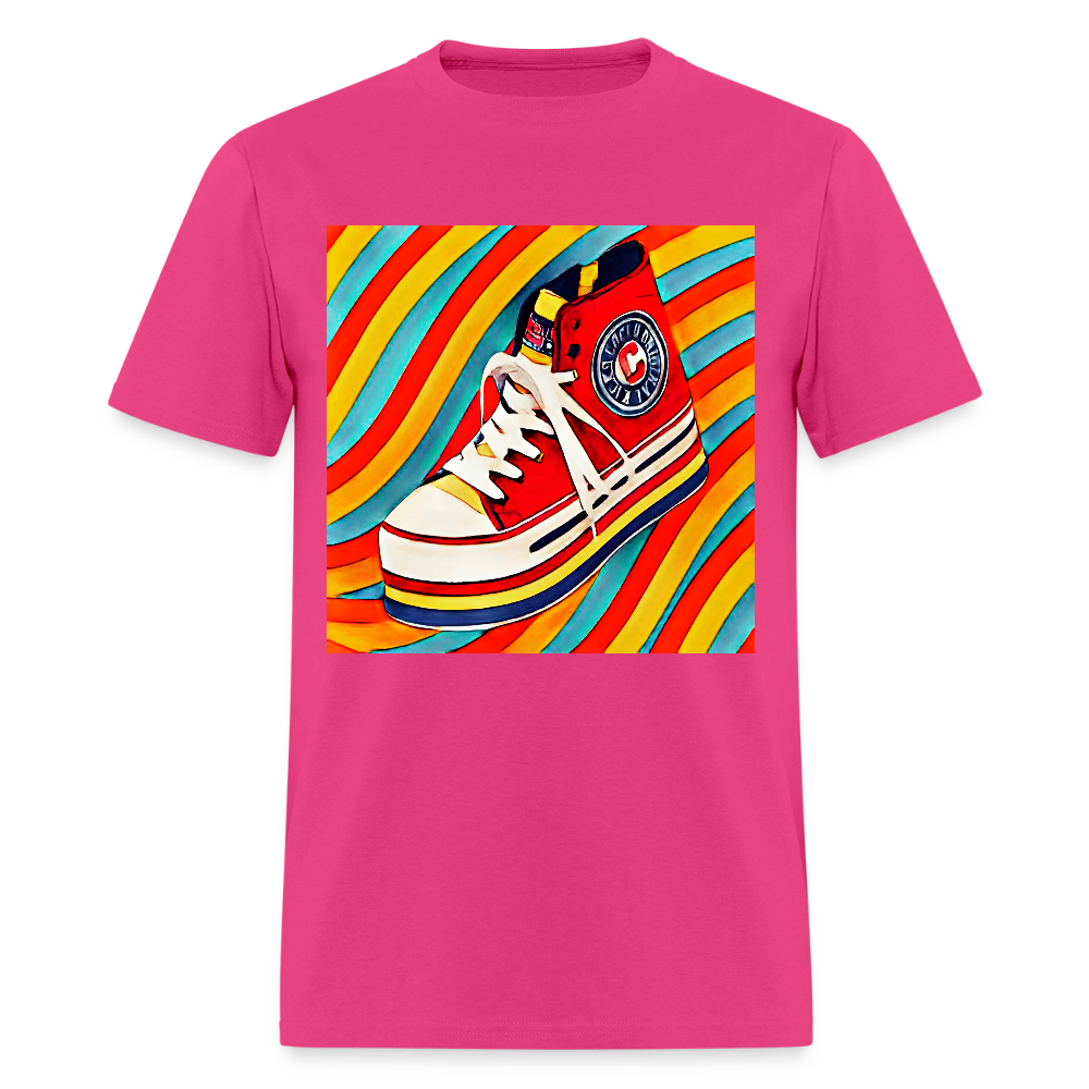 High Top Sneaker - fuchsia