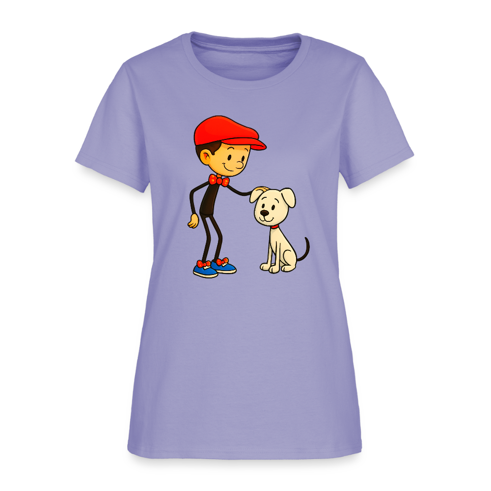 Dog And His Best Friend - lavender