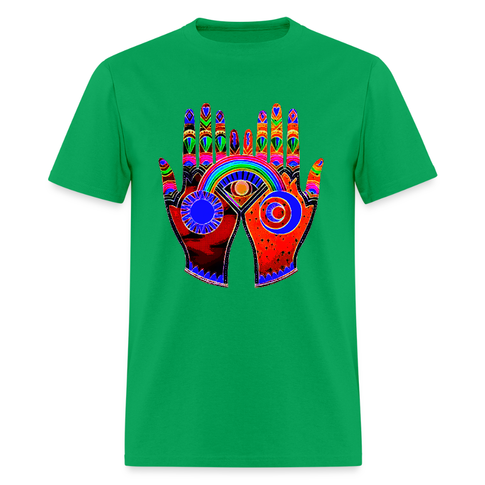 Open Hands - bright green