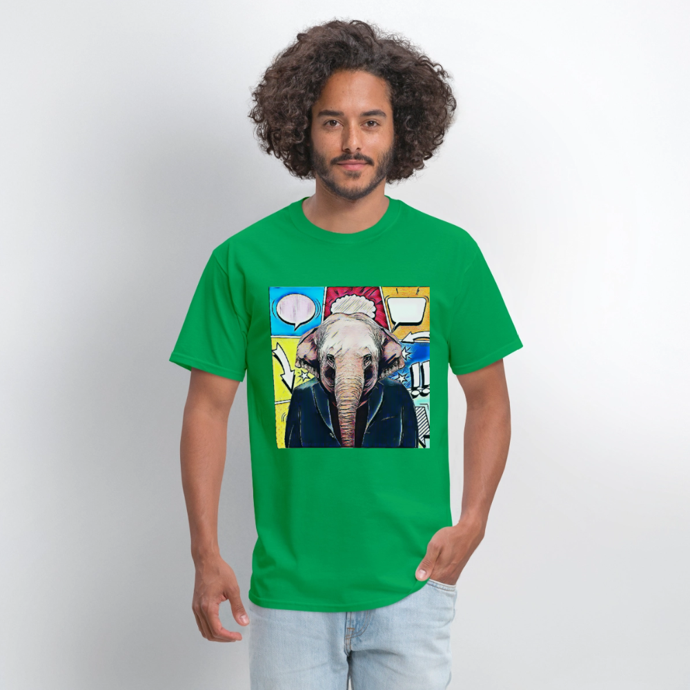 Elephant Party - bright green