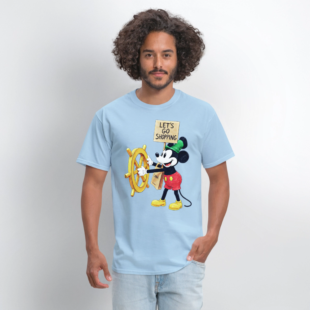 Let's Go Shopping - powder blue