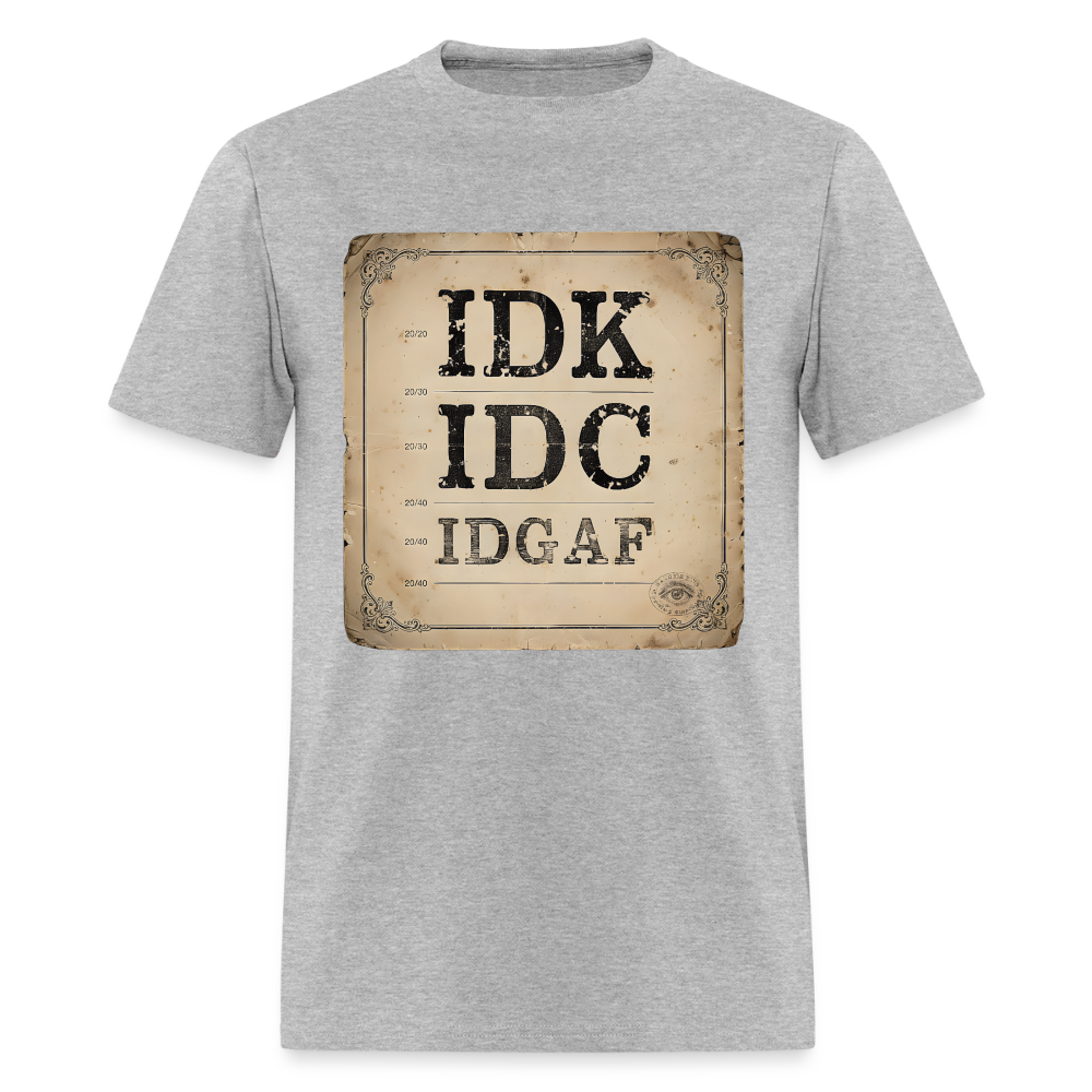 #1 Antique IDK - heather gray