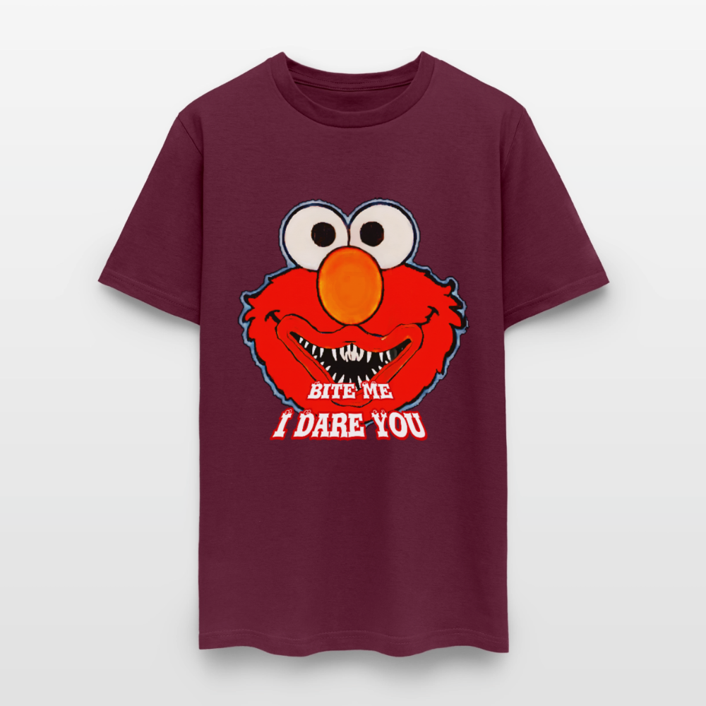Bite Me Elmo - burgundy