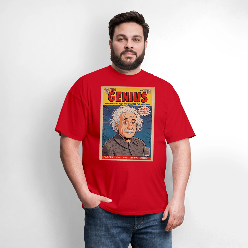 Albert Einstein #1 - red