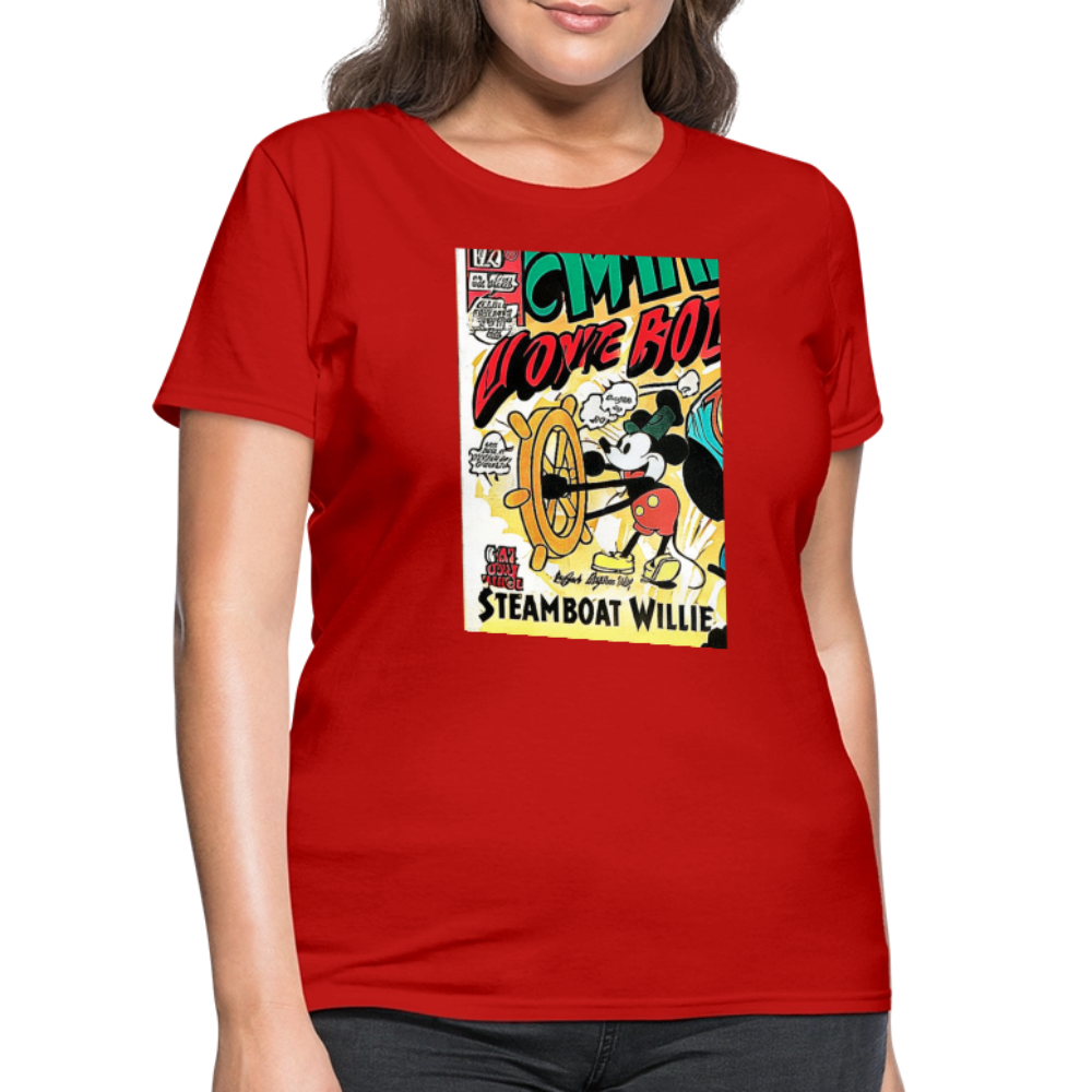 Steamboat Willie - red