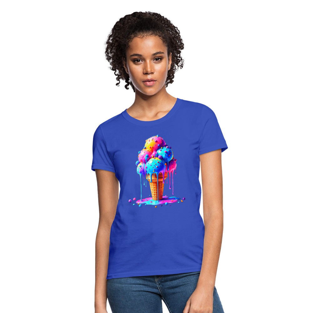 Melting Rainbow - royal blue