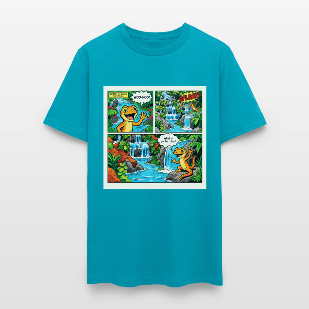 Comic Lizard - turquoise