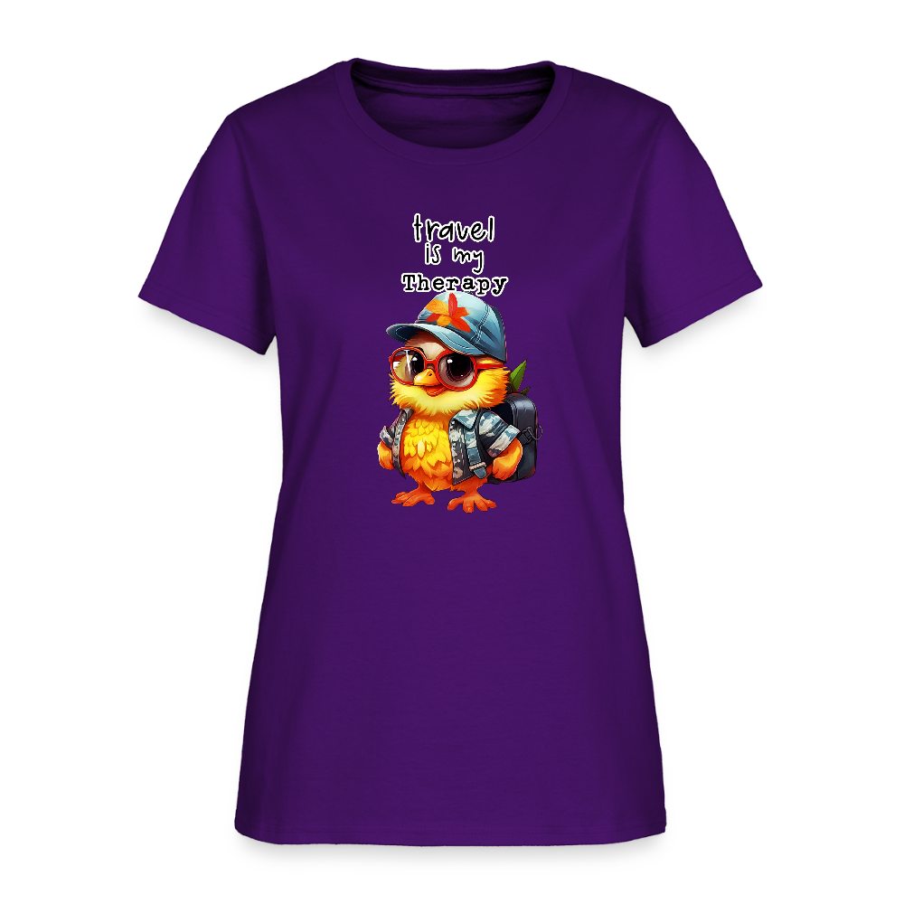 Travel Is My Therapy - purple