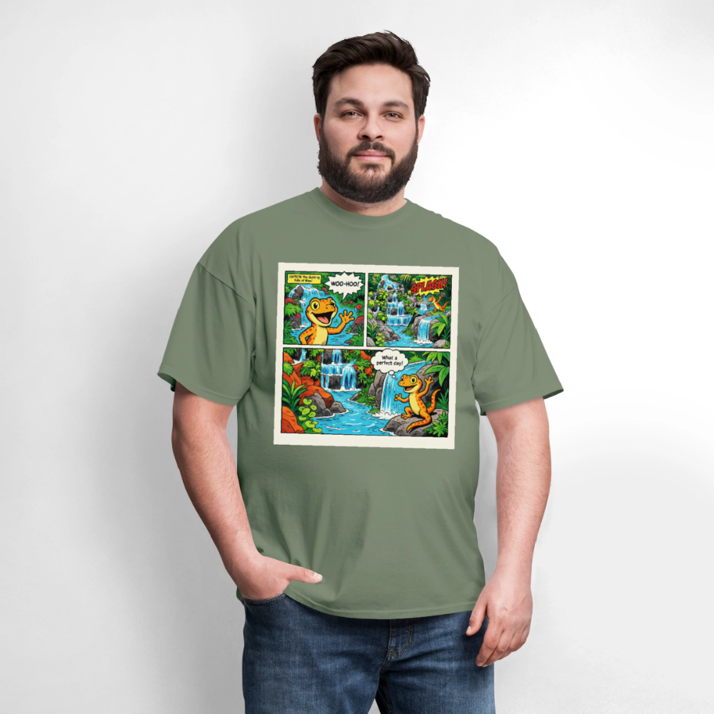 Comic Lizard - military green
