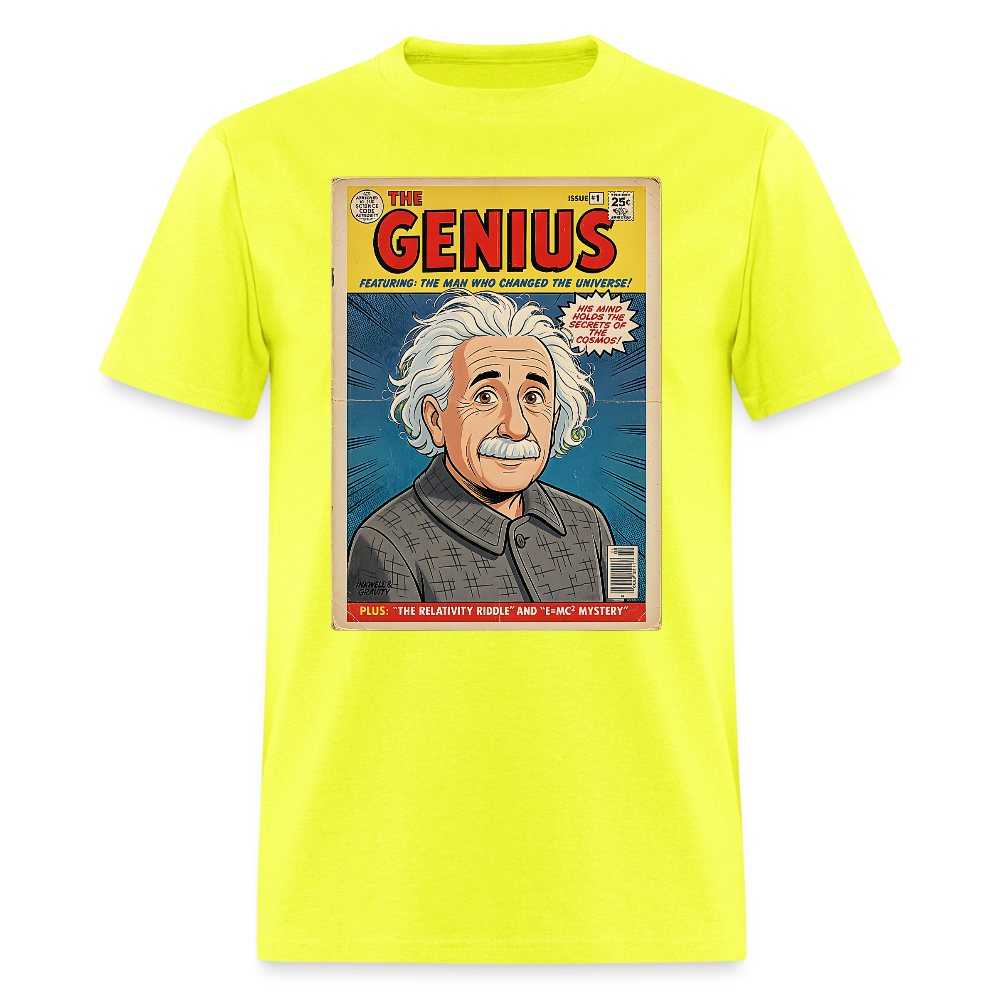 Albert Einstein #1 - safety green