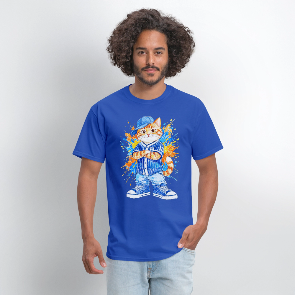 Cool Cat - royal blue