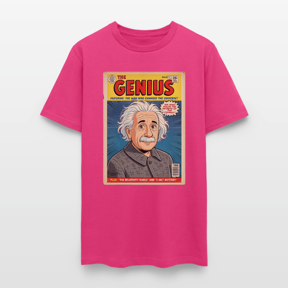 Albert Einstein #1 - fuchsia
