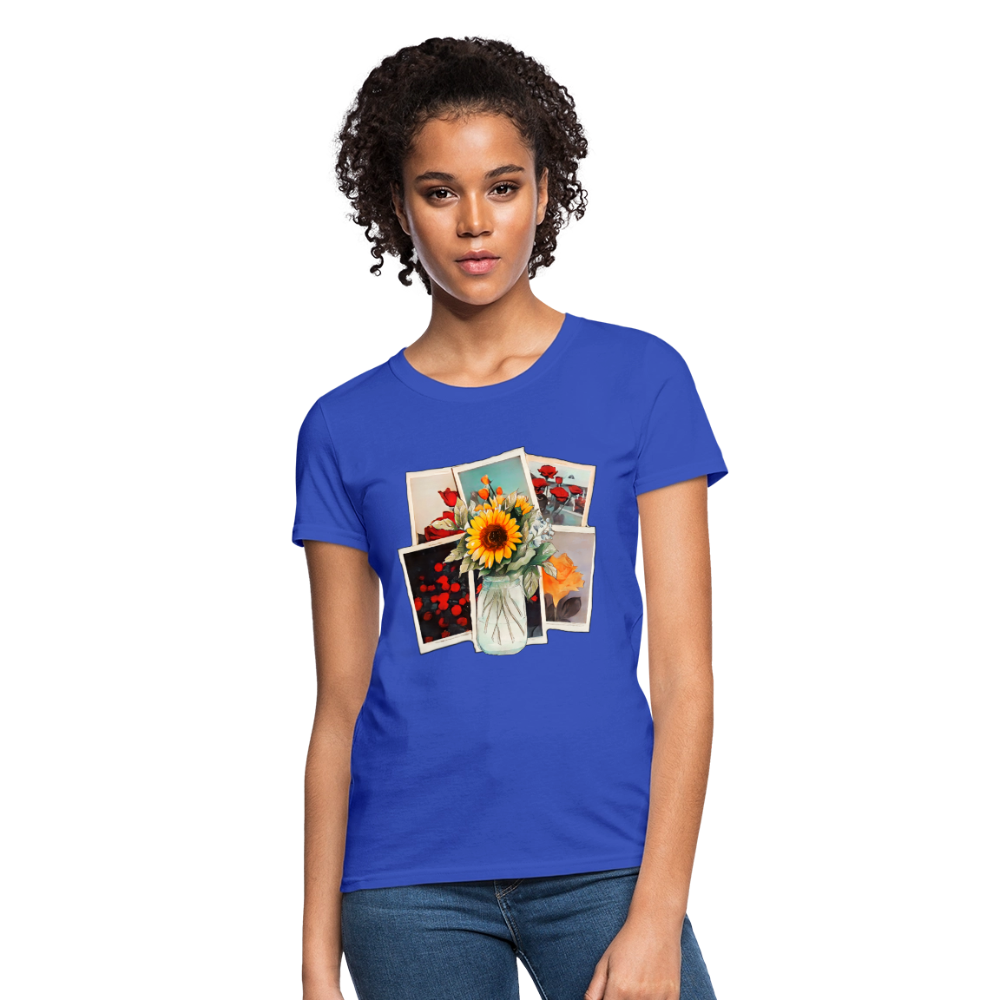 Flowers - royal blue