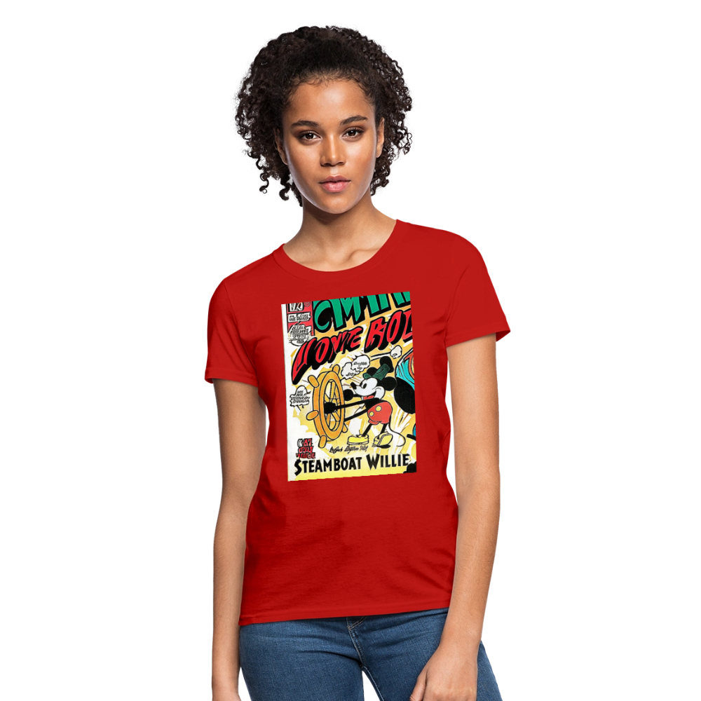 Steamboat Willie - red