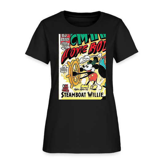 Steamboat Willie - black