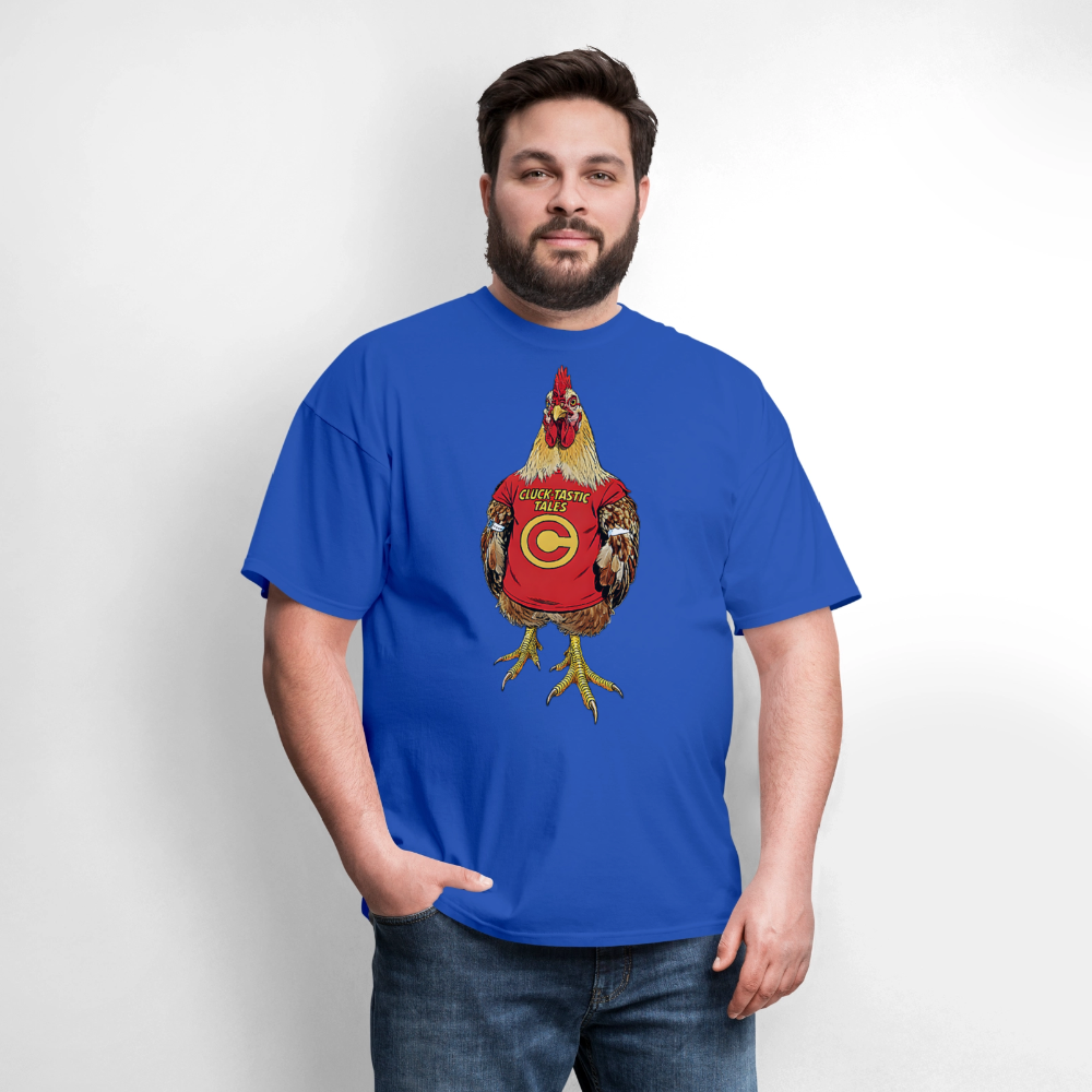 Cluck- Tastic - royal blue