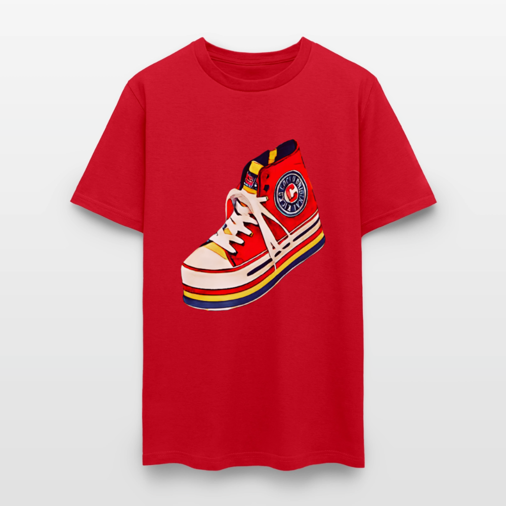 High Top Sneaker - red