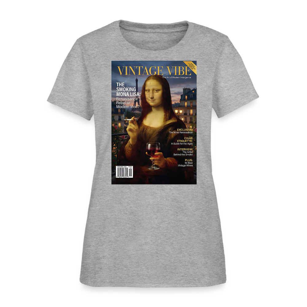 A Smoking Mona Lisa - heather gray