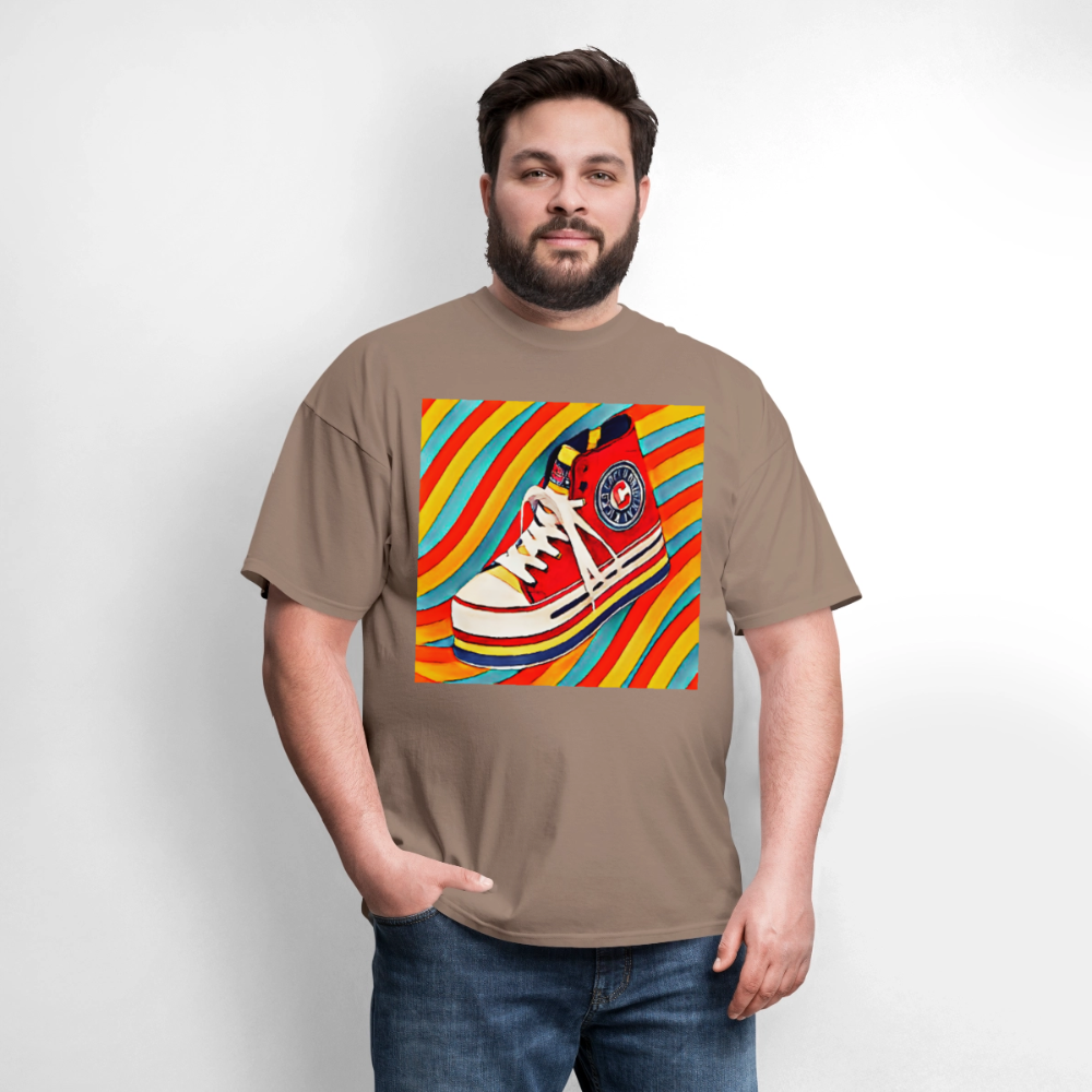 High Top Sneaker - safari