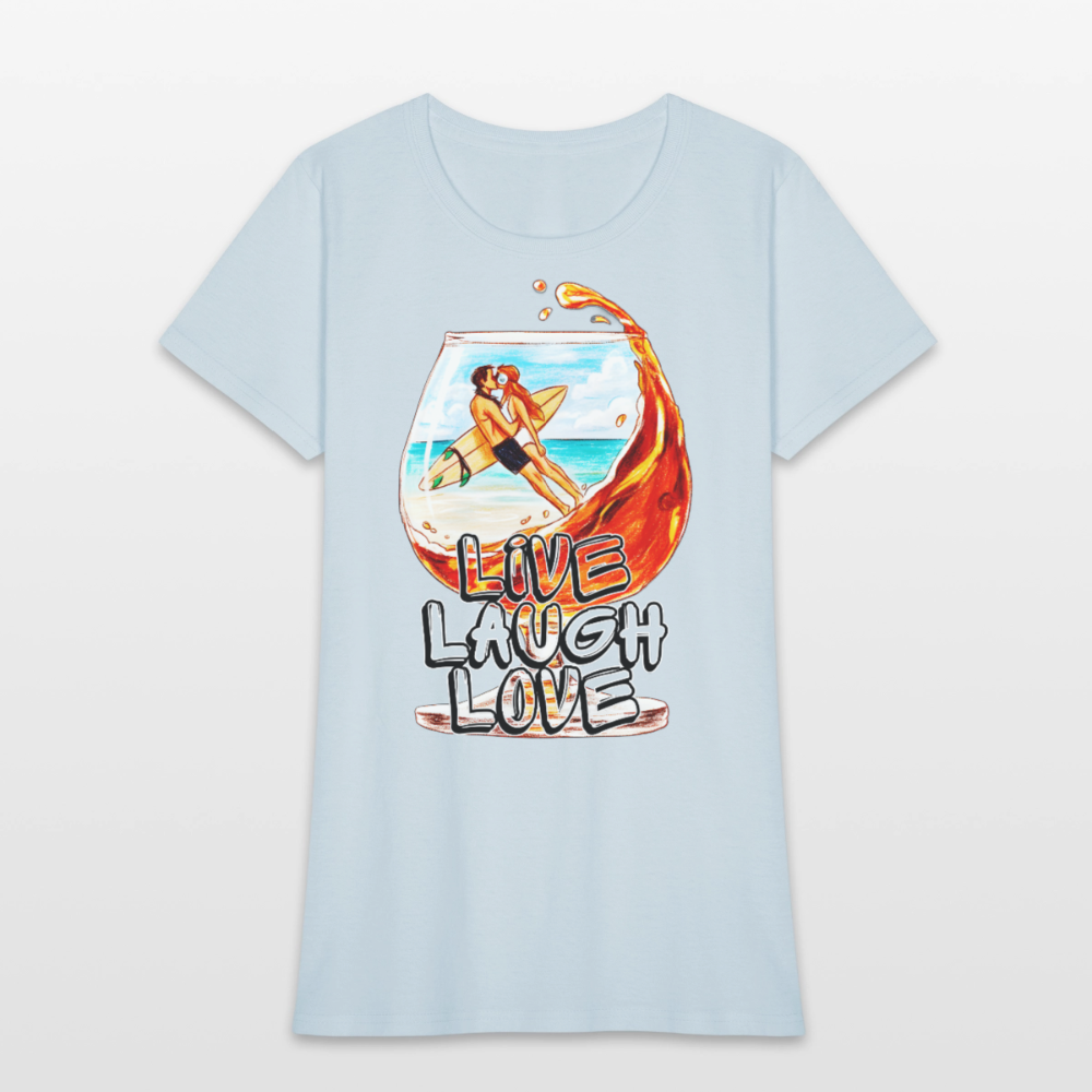 Live, Laugh, Love - light blue