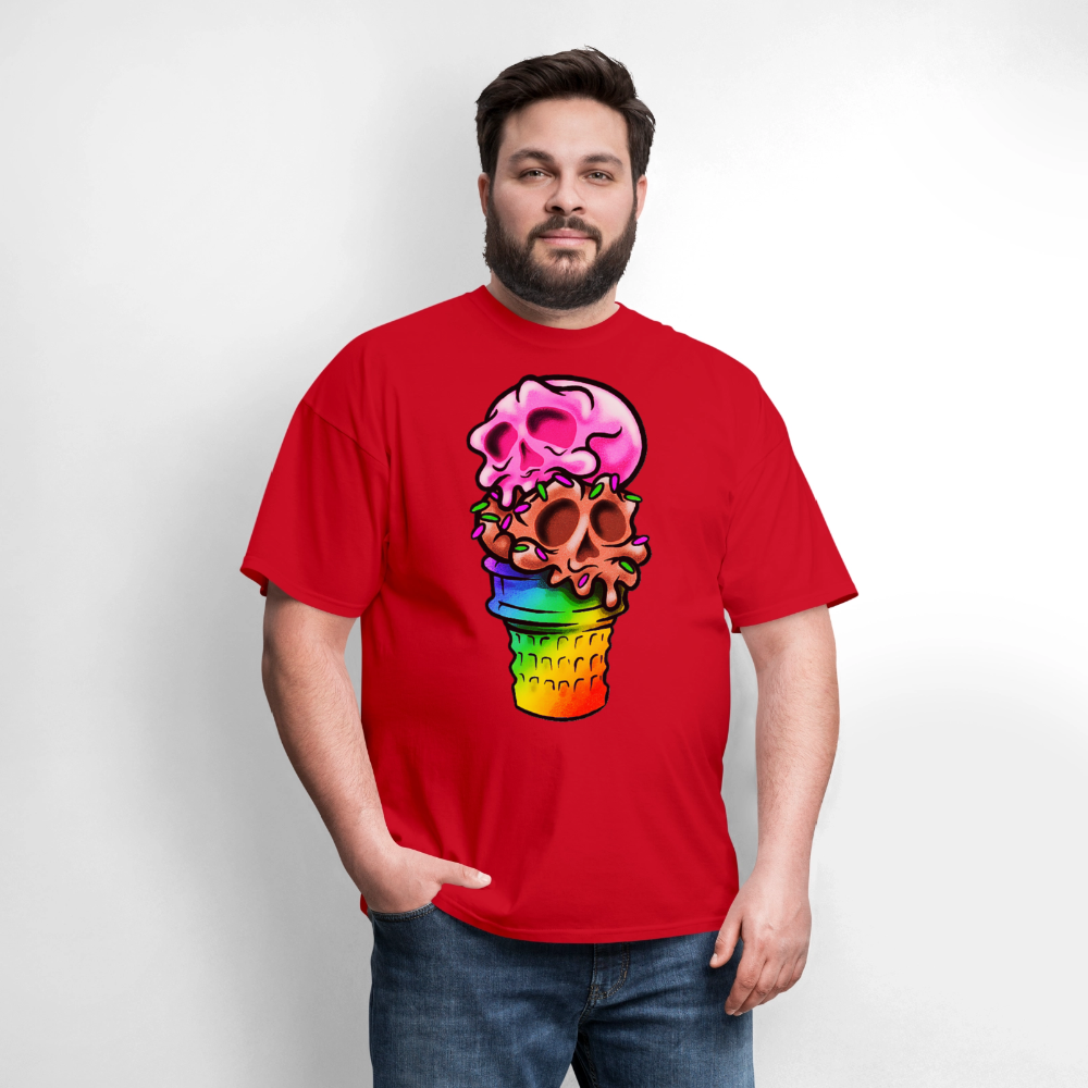 Cone Skull - red