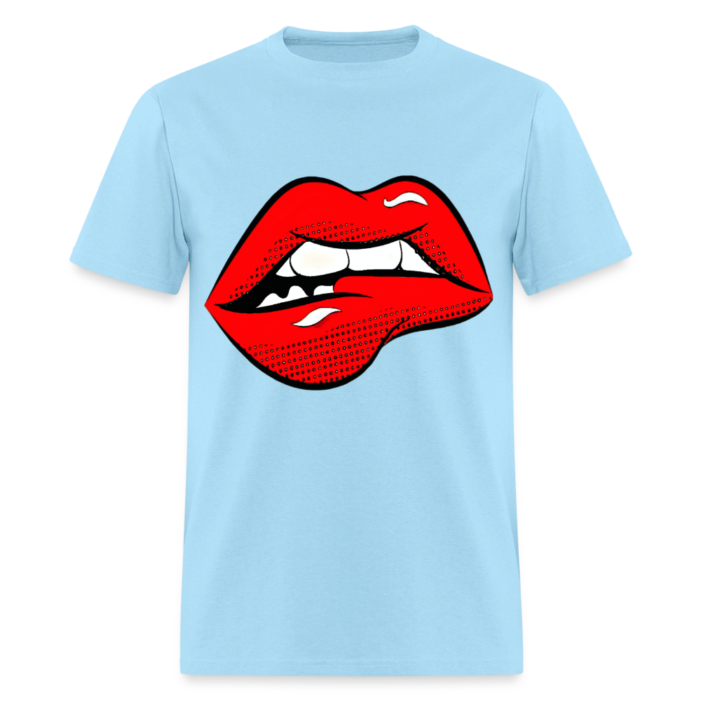 Lips - powder blue