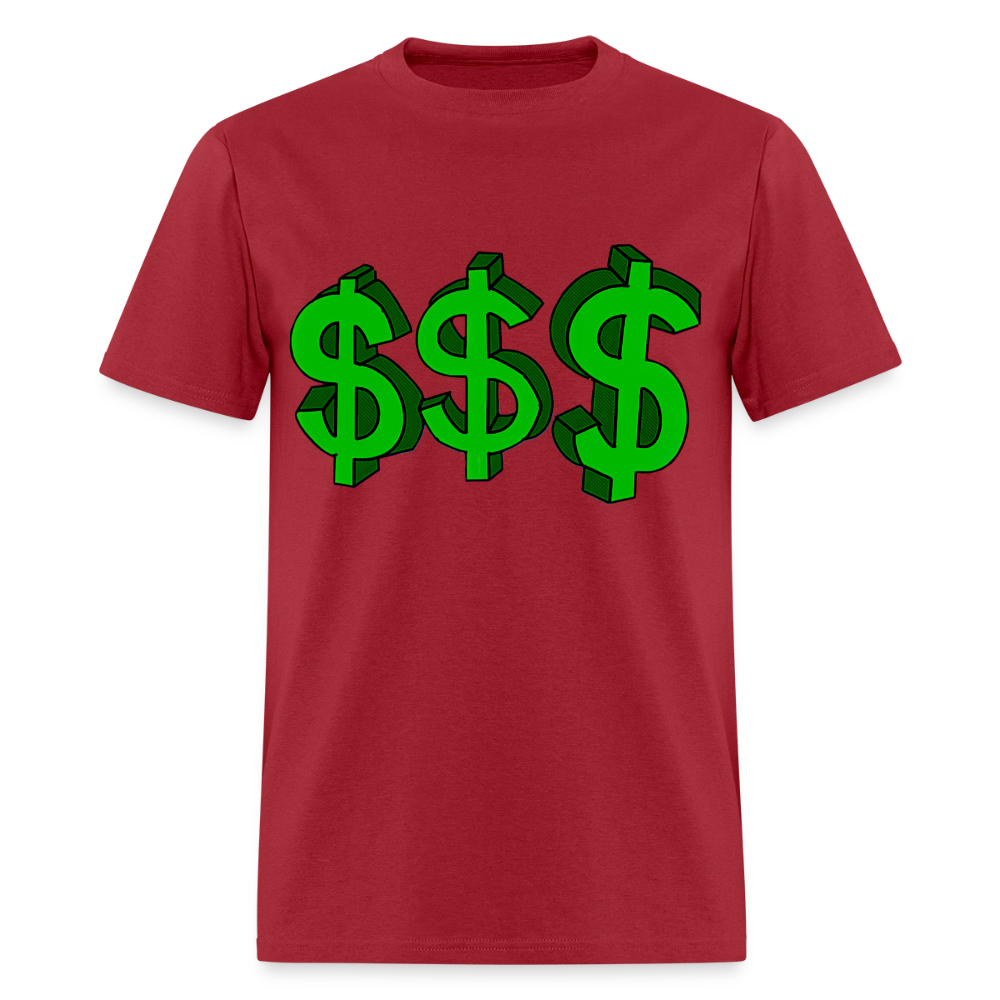 Dollar Sign - dark red