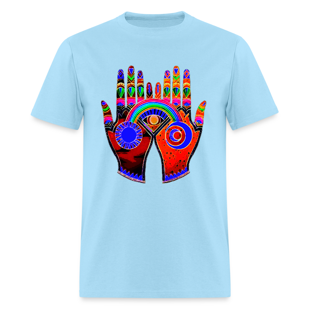 Open Hands - powder blue