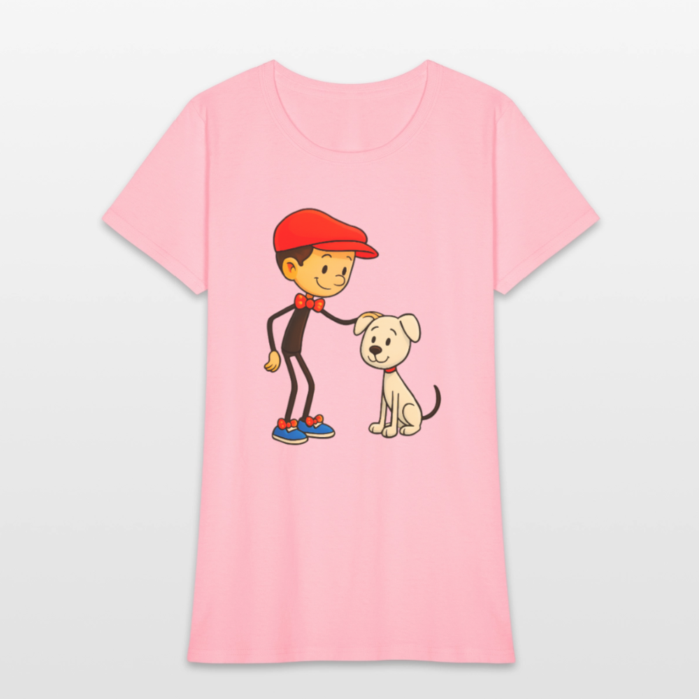 Dog And His Best Friend - pink