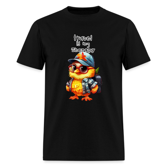 Travel Is My Therapy - black