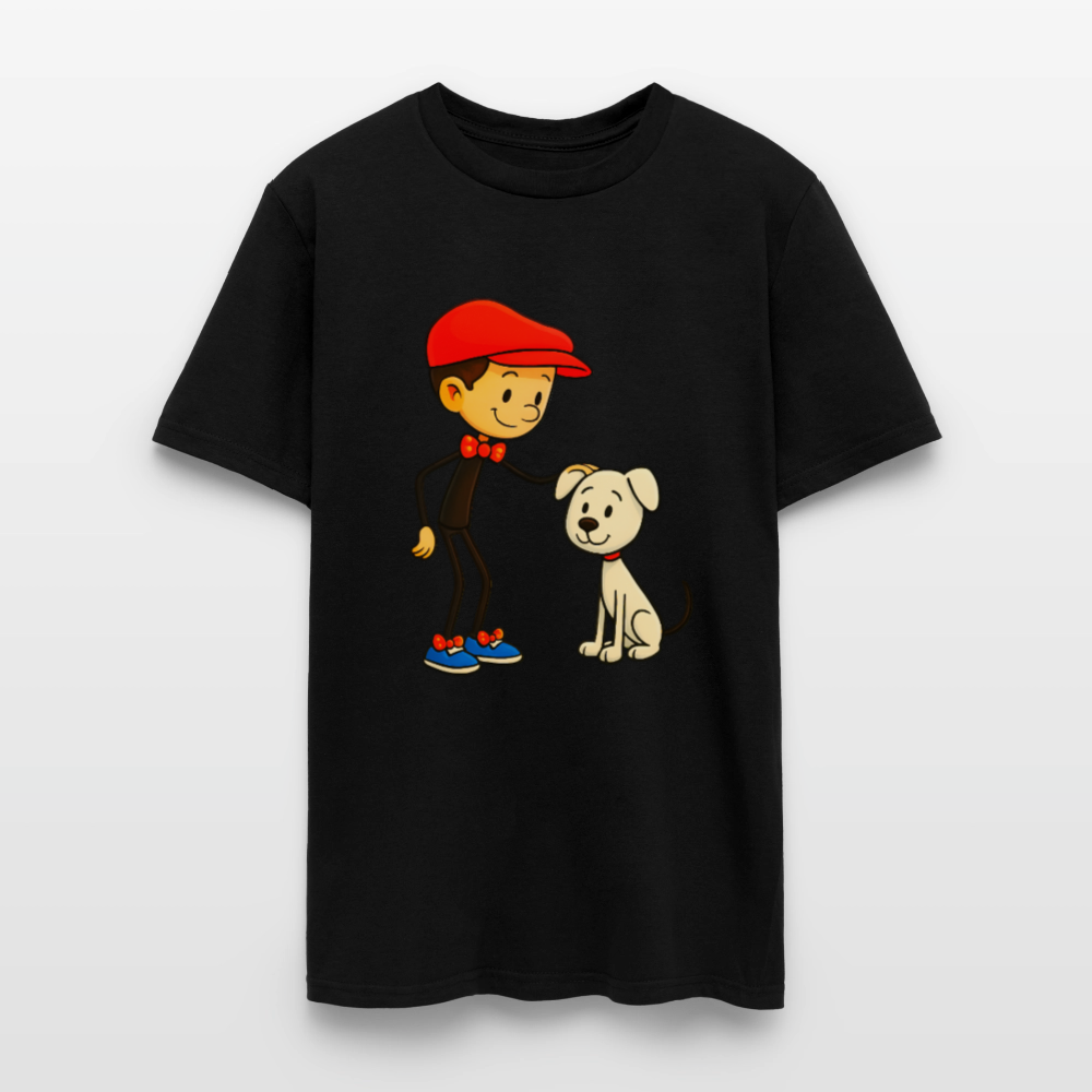 A Dog And His Best Friend - black