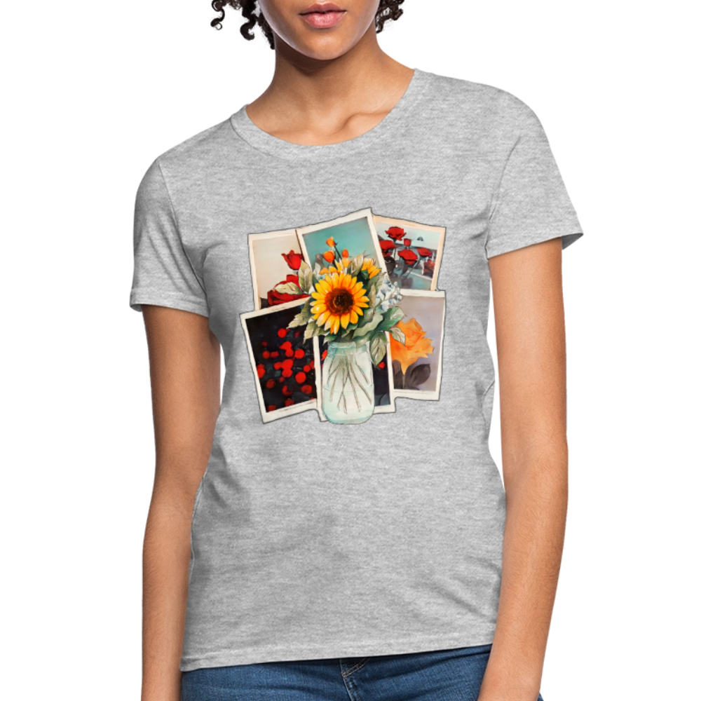 Flowers - heather gray