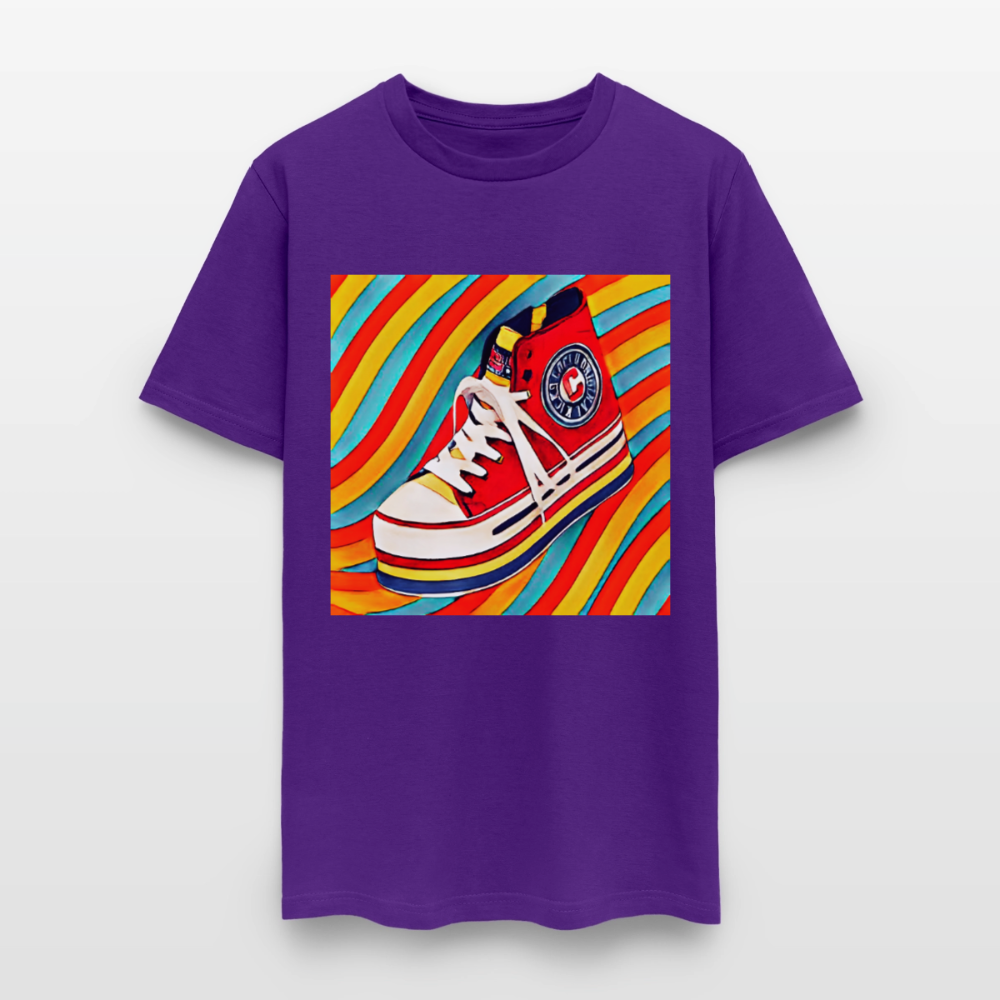 High Top Sneaker - purple