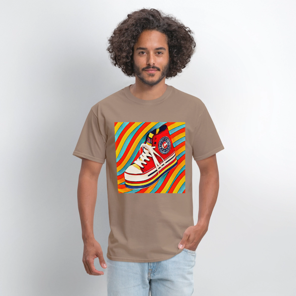 High Top Sneaker - safari