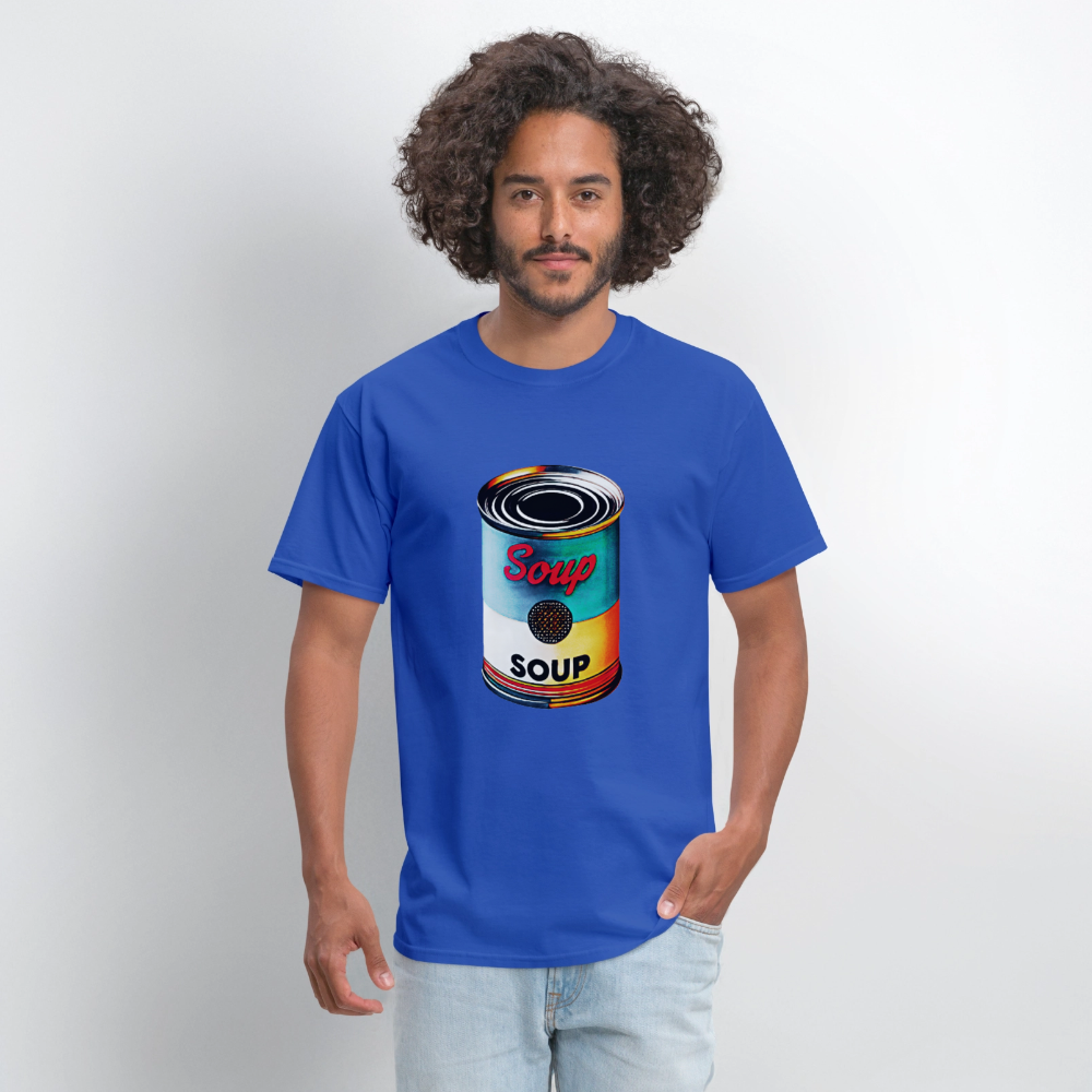 Canned Soup - royal blue