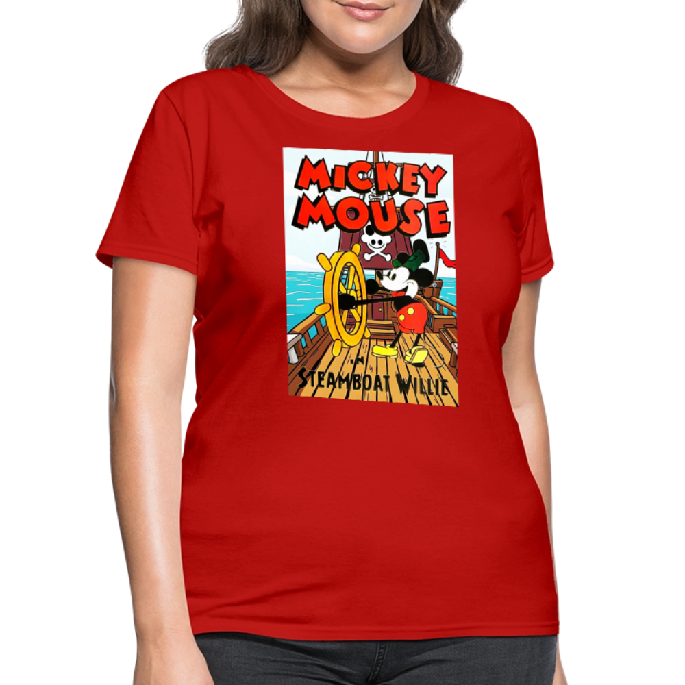 Steamboat Willie - red