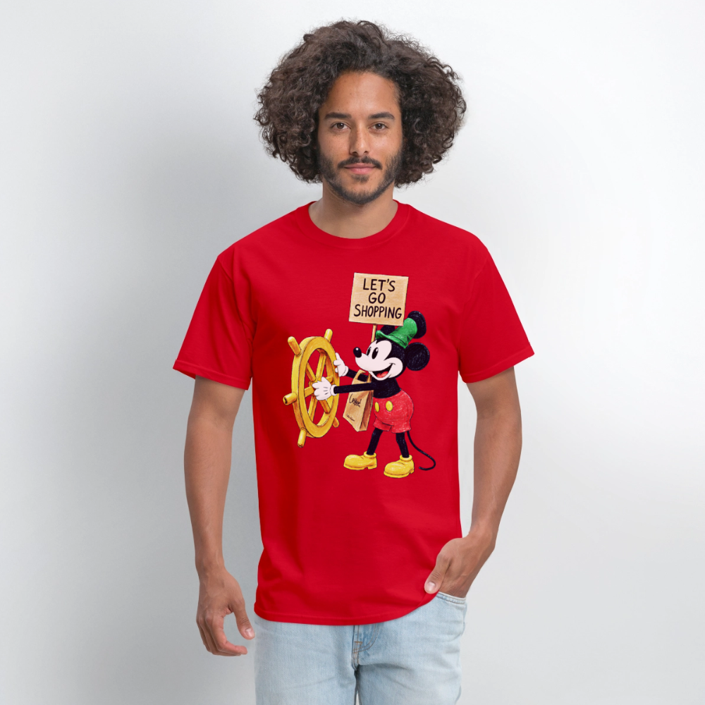 Let's Go Shopping - red