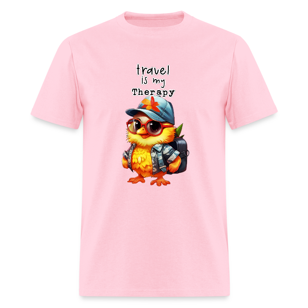 Travel Is My Therapy - pink