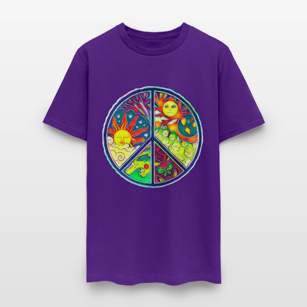 Peace - purple