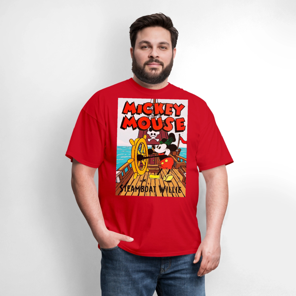 Steamboat Willie - red