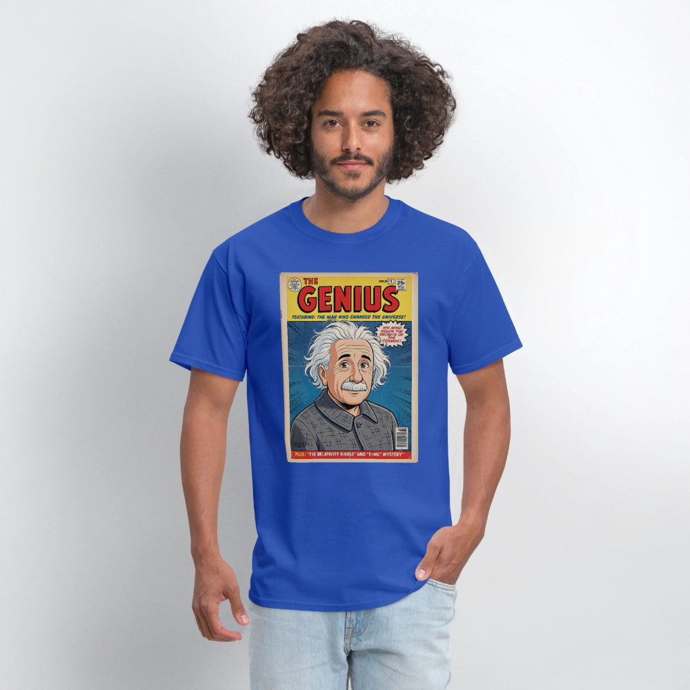 Albert Einstein #1 - royal blue