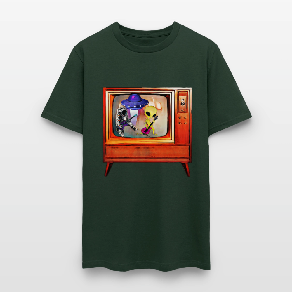 Rocking Astronaut and Alien #2 - forest green