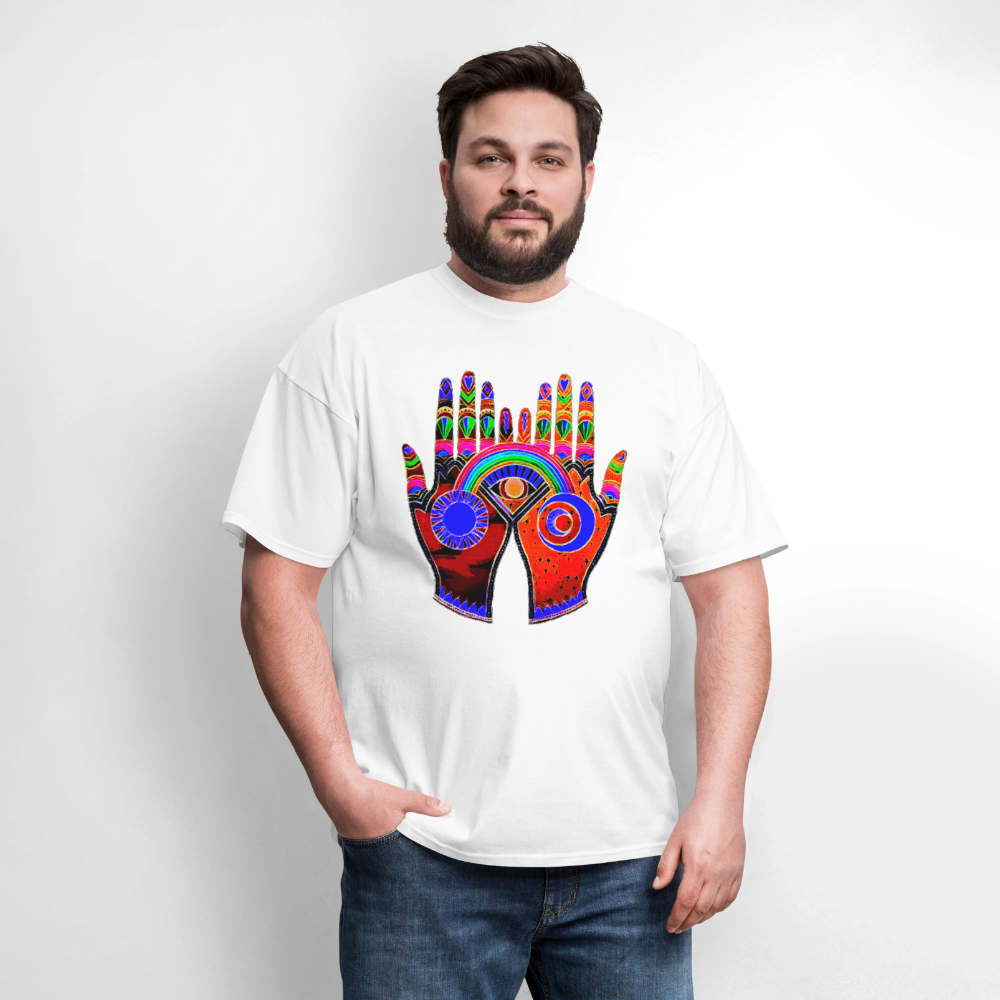 Open Hands - white