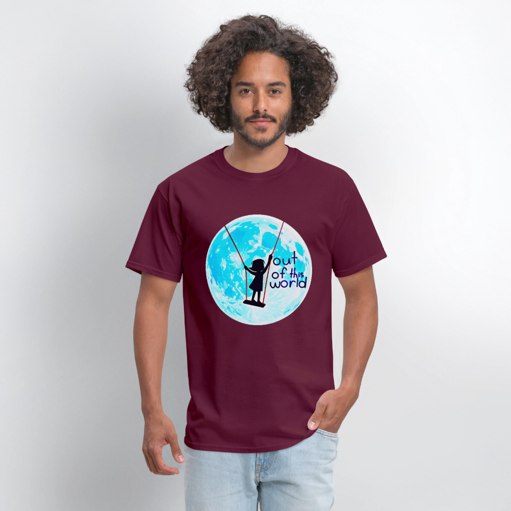 Out of this world - burgundy